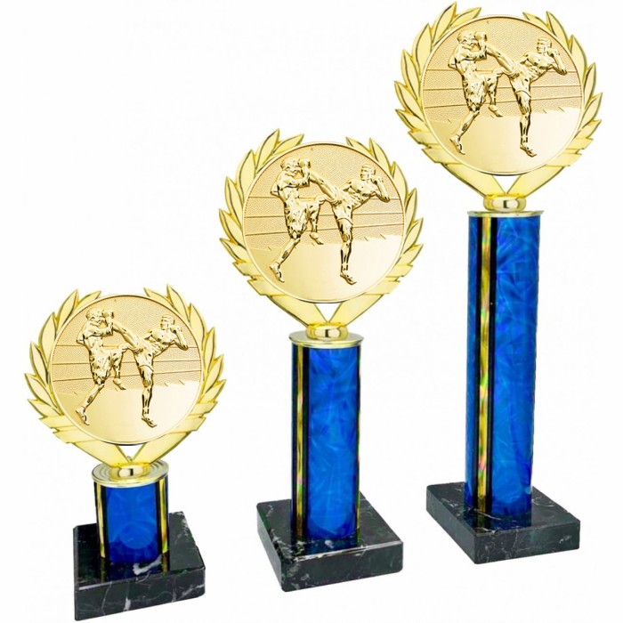METAL CENTRE COLUMN TROPHY  - AVAILABLE IN 3 SIZES