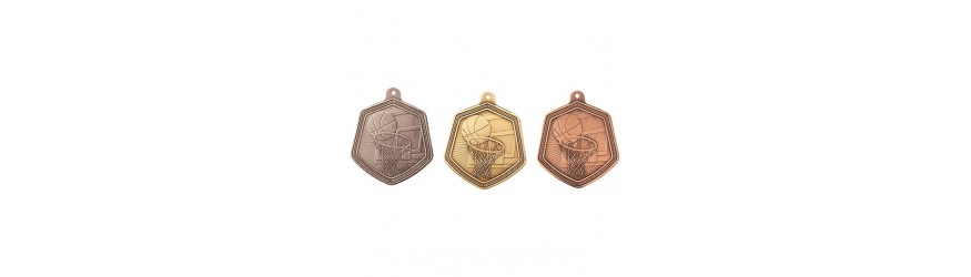 BRONZE 65MM FALCON BASKETBALL MEDAL BRONZE 65MM FALCON BASKETBALL MEDAL