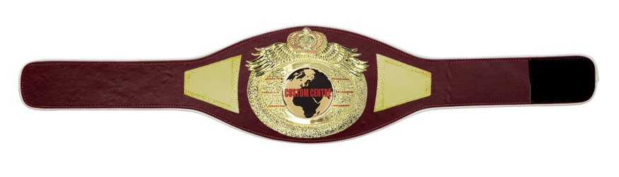 CUSTOM CHAMPIONSHIP BELT PRO ICON/G/CUSTOM - AVAILABLE IN 6+ COLOURS