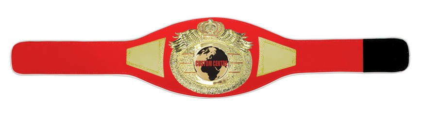 CUSTOM CHAMPIONSHIP BELT PRO ICON/G/CUSTOM - AVAILABLE IN 6+ COLOURS