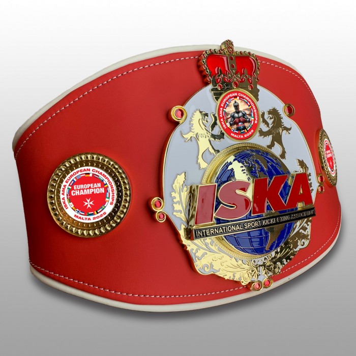 ISKA 2025 EUROPEANS CHAMPIONSHIP BELT 