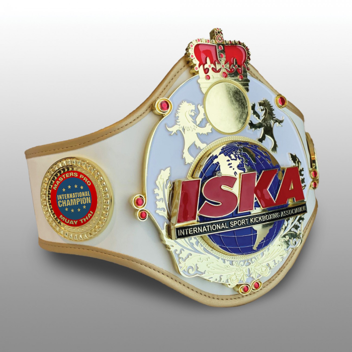 ISKA MASTERS PRO MUAY THAI INTERNATIONAL TITLE BELT