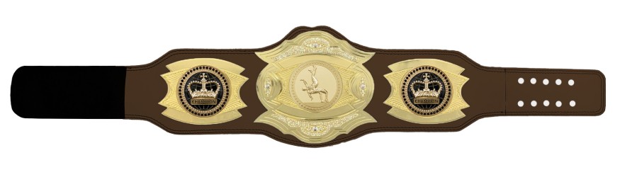 *NEW* PROGEMELITE WRESTLING CHAMPIONSHIP BELT - PROGEMELITE/G/WRESTG
