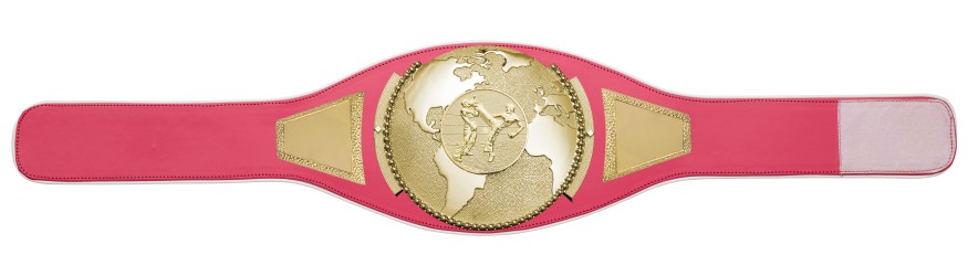 KICKBOXING CHAMPIONSHIP BELT PROGLOBE/G/KBOG - AVAILABLE IN 6+ COLOURS