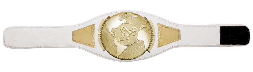 KICKBOXING CHAMPIONSHIP BELT PROGLOBE/G/KBOG - AVAILABLE IN 6+ COLOURS