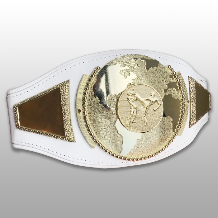 KICKBOXING CHAMPIONSHIP BELT PROGLOBE/G/KBOG - AVAILABLE IN 6+ COLOURS