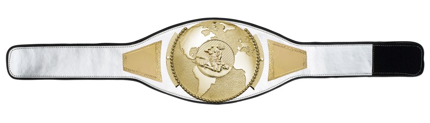 MMA CHAMPIONSHIP BELT PROGLOBE/G/MMAG - AVAILABLE IN 6+ COLOURS