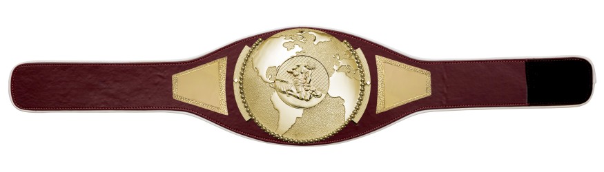 MMA CHAMPIONSHIP BELT PROGLOBE/G/MMAG - AVAILABLE IN 6+ COLOURS