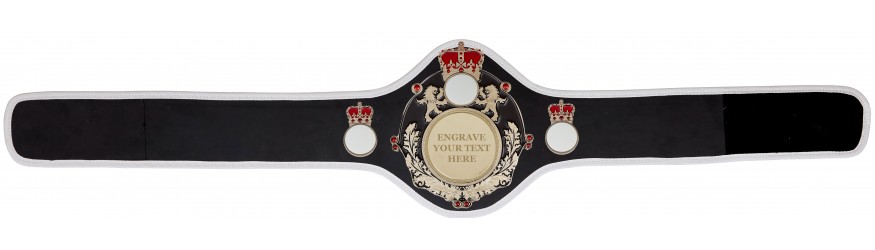 QUEENSBURY CHAMPIONSHIP BELT QUEEN/B/G/ENGRAVE - AVAILABLE IN 10+ COLOURS