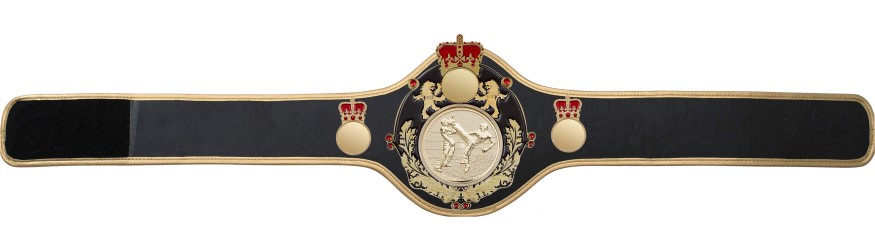 QUEENSBURY PRO LEATHER KICKBOXING CHAMPIONSHIP BELT - QUEEN/B/G/KBOG -10+ COLOURS