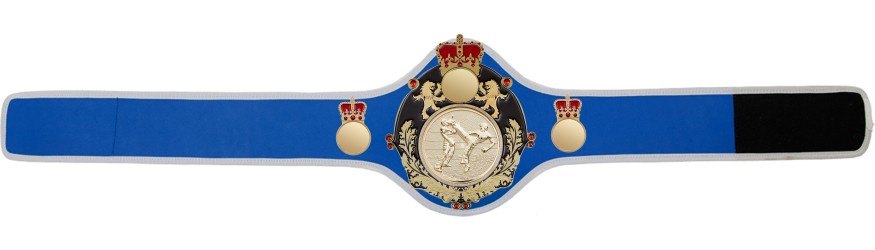 QUEENSBURY PRO LEATHER KICKBOXING CHAMPIONSHIP BELT - QUEEN/B/G/KBOG -10+ COLOURS