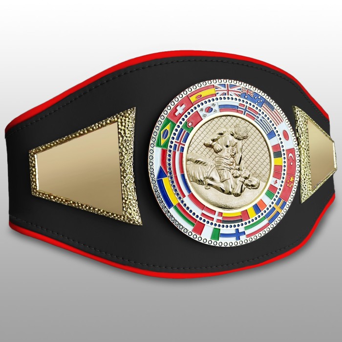 THAI BOXING CHAMPIONSHIP BELT-PROFLAG2/FLAG/G/TBOG - VARIETY OF COLOURS AVAILABLE