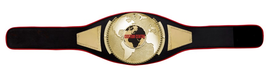 CUSTOM CHAMPIONSHIP BELT PRO GLOBE/G/CUSTOM - AVAILABLE IN 6+ COLOURS