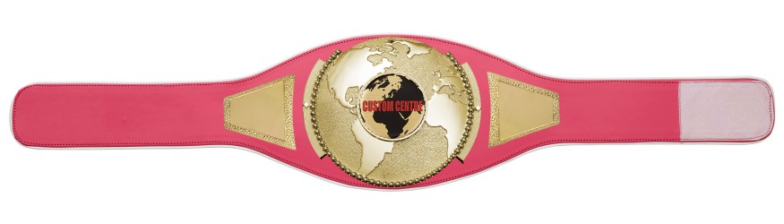 CUSTOM CHAMPIONSHIP BELT PRO GLOBE/G/CUSTOM - AVAILABLE IN 6+ COLOURS