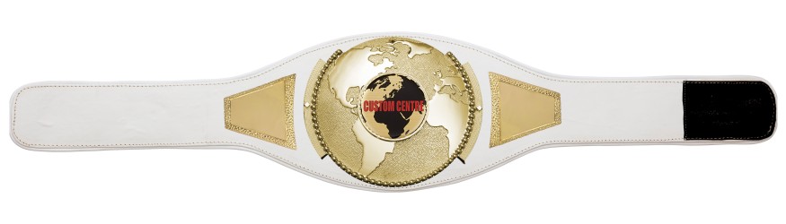 CUSTOM CHAMPIONSHIP BELT PRO GLOBE/G/CUSTOM - AVAILABLE IN 6+ COLOURS