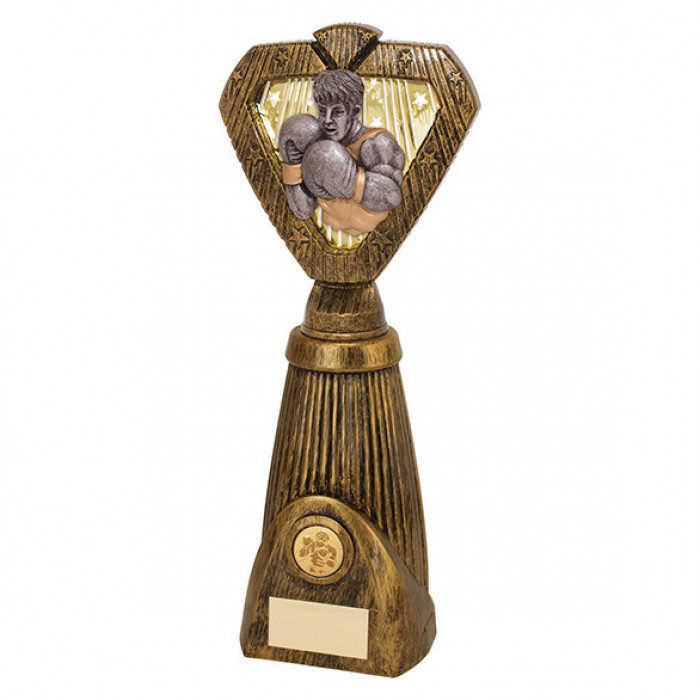 HERO FRONTIER RESIN BOXING TROPHY - 3 SIZES STARTING FROM 250MM