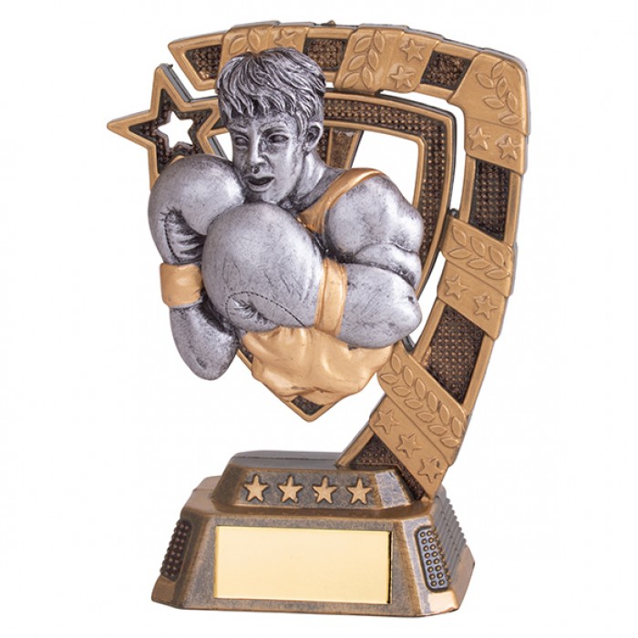 BOXING FIGURE RESIN TROPHY - 4 SIZES STARTING FROM 130MM