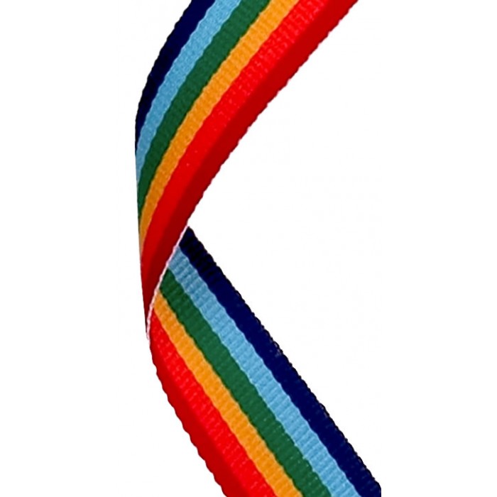 22mm rainbow ribbon